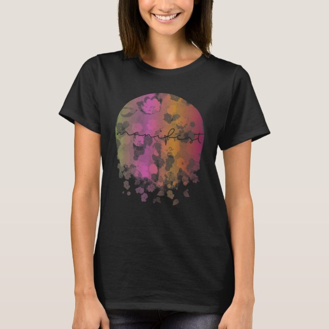 T-shirt Manifeste de déclaration Tee Artsy High Vibes Abst (Devant)