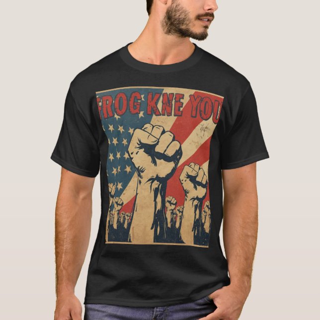 T-shirt Manifeste rétro (Devant)