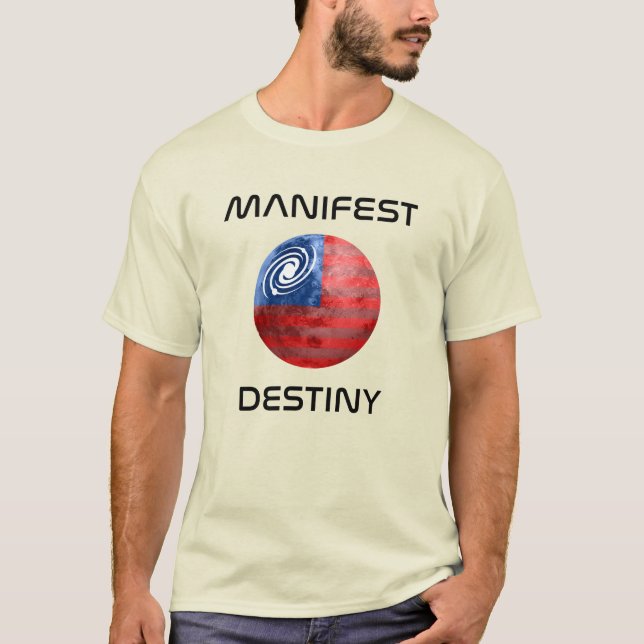 T-shirt Manifester le destin martien (Devant)