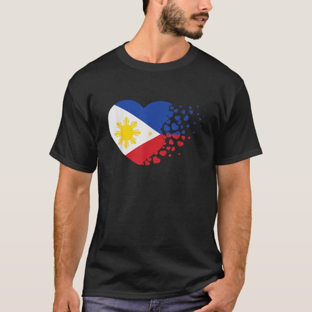 T-shirt Manila Pinoy Pride Valentines Day Cadeau Philippin (Devant)