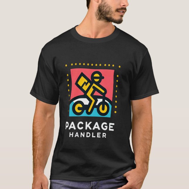 T-shirt Manipulateur de colis - coursier de livraison de c (Devant)