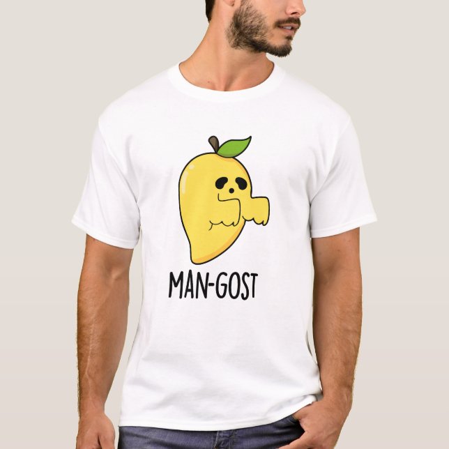 T-shirt Manipulateur Drôle Halloween Mango Fantôme Pun (Devant)