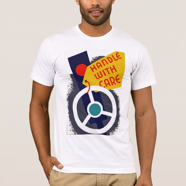 T-shirt Manipulation avec soin (Devant)