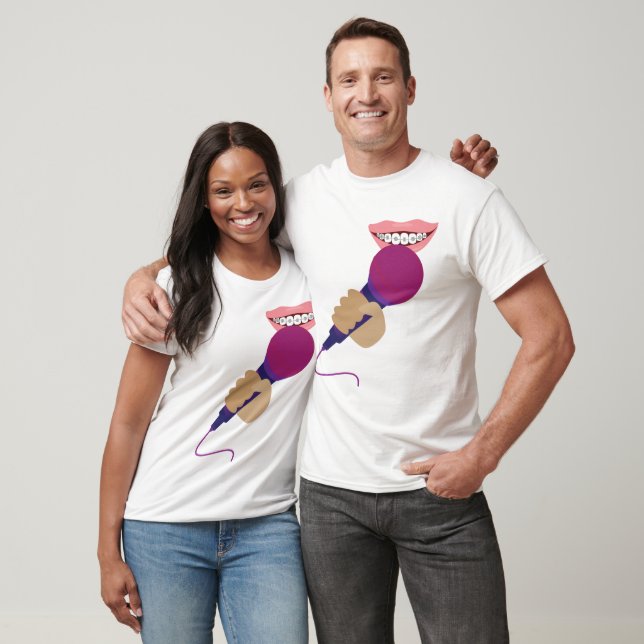 T-shirt Manipulation de microphone (Unisexe)