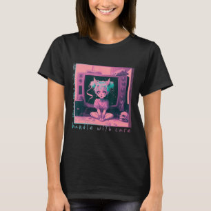 T-shirt Manipuler avec soin Pastel Goth Kawaii Anime Menhe
