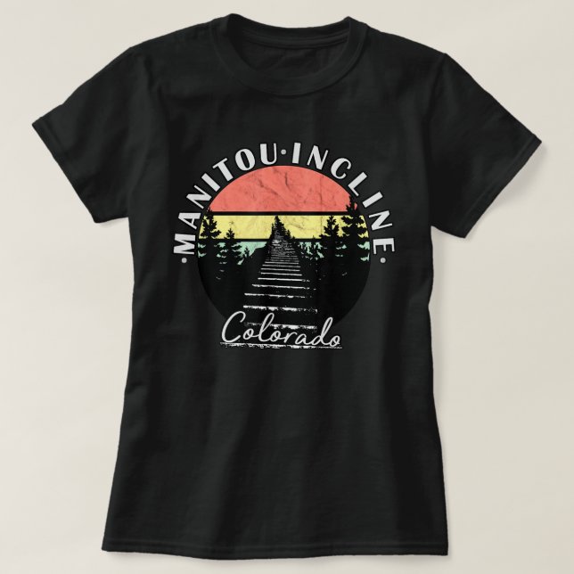 T-shirt Manitou Incline Colorado Springs (Design devant)