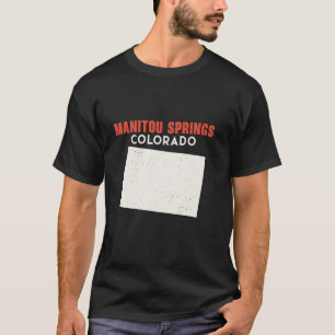 T-shirt Manitou Springs Colorado USA State America Travel