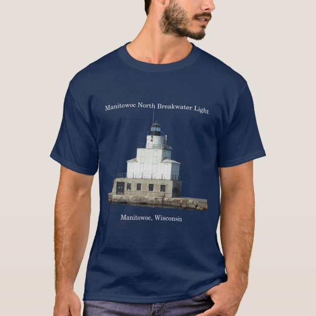 T-shirt Manitowoc North Breakwater Light chemise foncée (Devant)