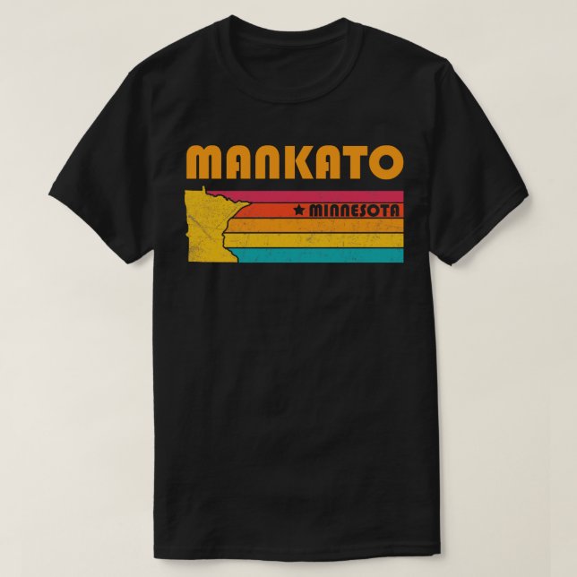 T-shirt Mankato Minnesota Souvenir Vintage (Design devant)