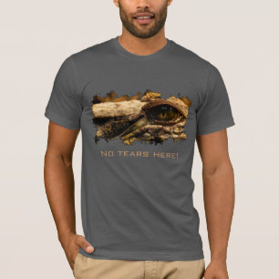 T-shirt Manly Fun Crocodile Oeil, Reptile, Faune, Animal