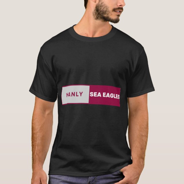 T-shirt Manly Sea Eagles Rug friends (Devant)