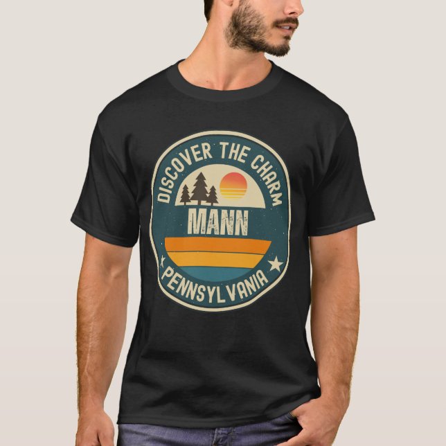 T-shirt Mann, Pennsylvanie (Devant)