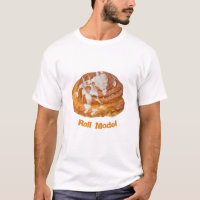 T-shirt mannequin à rouleaux à cannelle