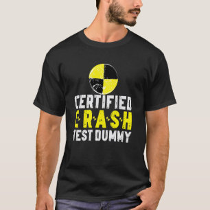 T-shirt Mannequin de crash test certifié Drôle de crash de
