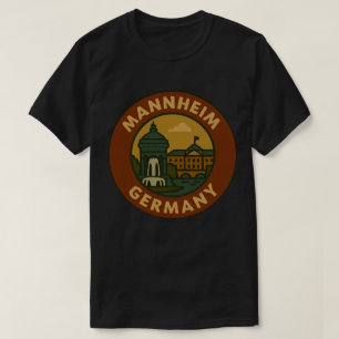 T-shirt Mannheim Allemagne Ville Art