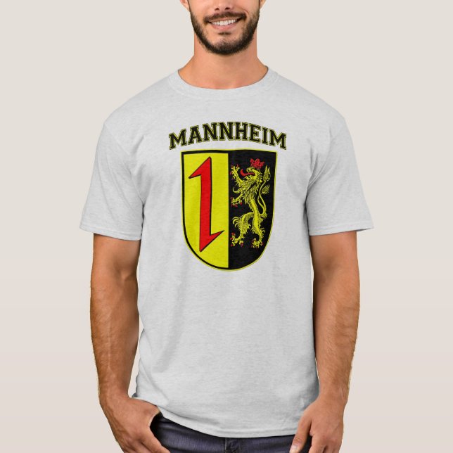 T-shirt Mannheim Allemagne Wappen/Crest (Devant)