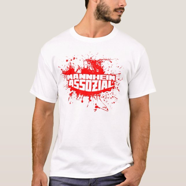T-shirt Mannheim Assozial (Devant)
