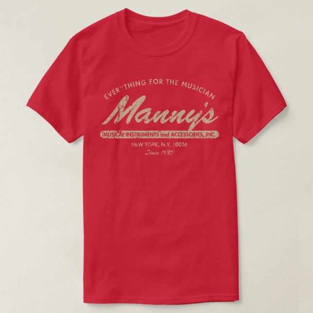 T-shirt Mannys Music 1935 1 (Design devant)