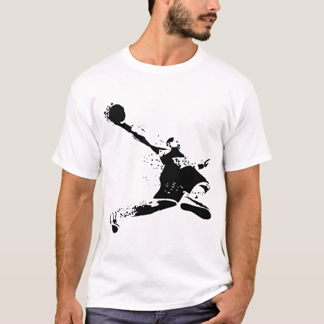 T-shirt Manoeuvre de basket-ball (Devant)