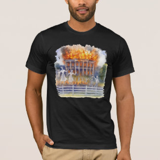 T-shirt Manoir Antebellum | Un incendie éclate à la statio