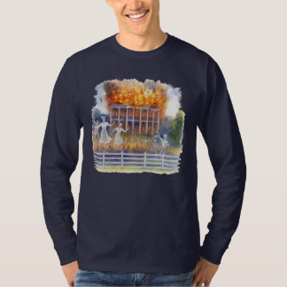 T-shirt Manoir Antebellum | Un incendie éclate à la statio