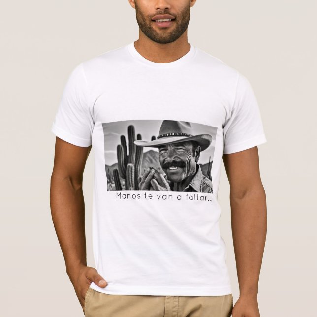 T-shirt Manos te van a faltar (Devant)