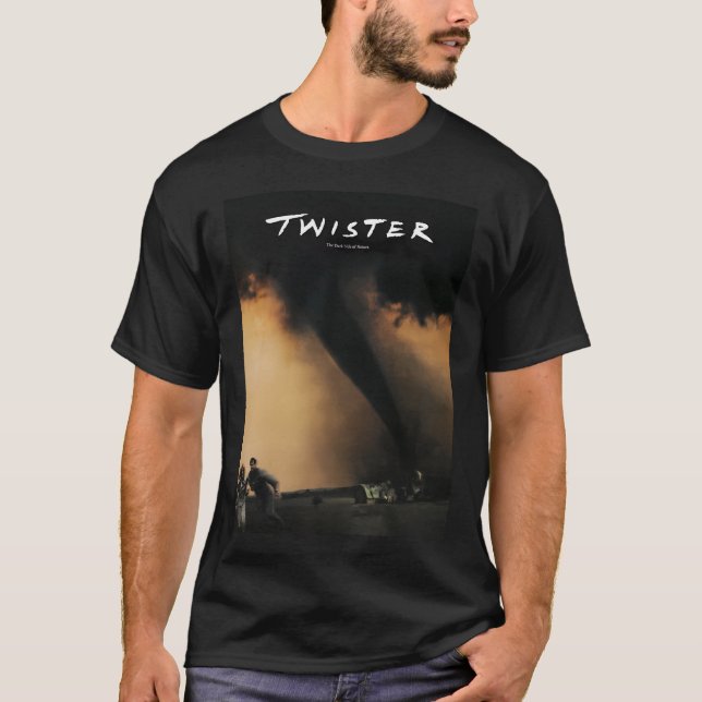 T-shirt Mans Twister 1996 Movie Fashion Loisir rond Cou (Devant)