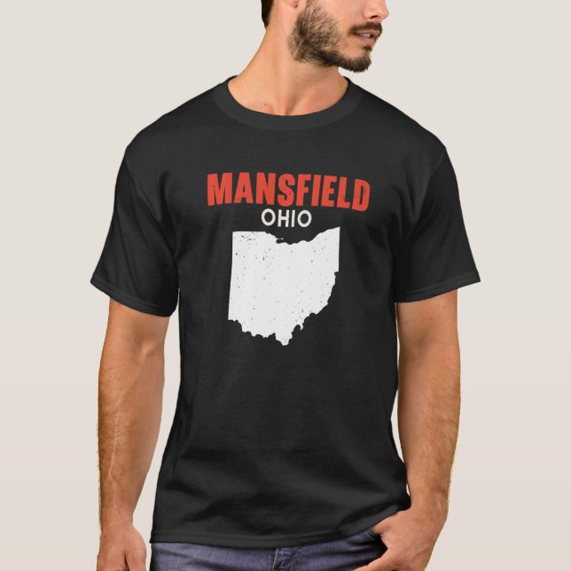 T-shirt MANSFIELD Ohio USA State America Travel Ohioan   (Devant)