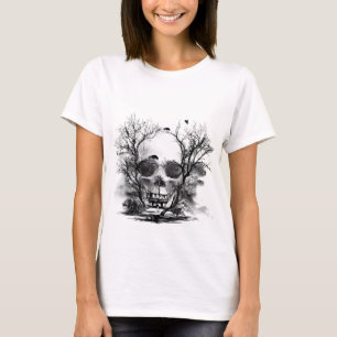 T-shirt MANSION SKULL - maison hantée - horreur - Hallowe