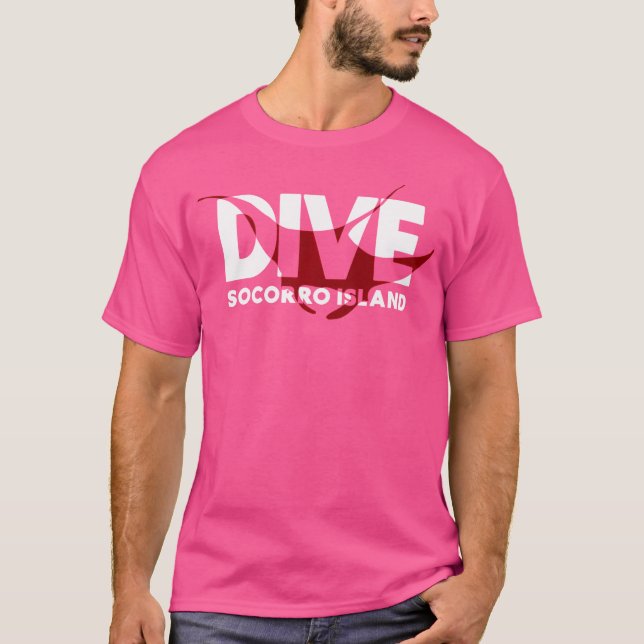 T-shirt Manta Diving Socorro Island Mexique (Devant)