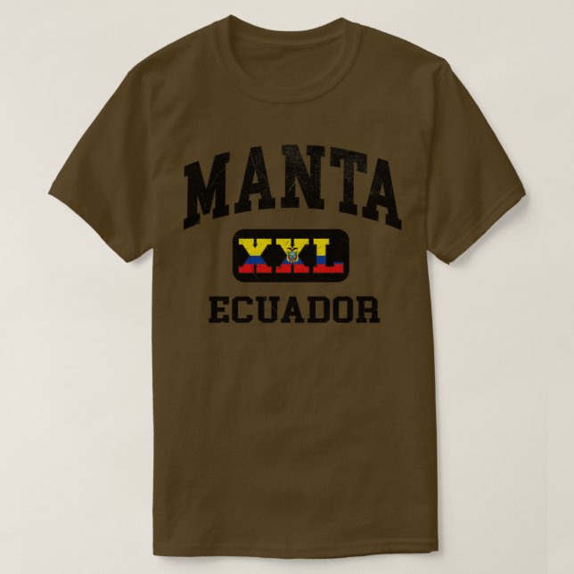T-shirt Manta Ecuador XXL Design sportif (Design devant)