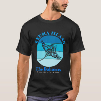 T-shirt Manta Ray Exuma Island Bahamas Océan