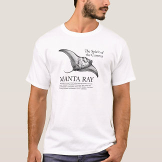T-shirt Manta Ray - L'esprit du courant vintage