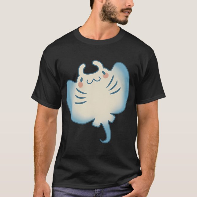 T-shirt Manta ray mignon (Devant)