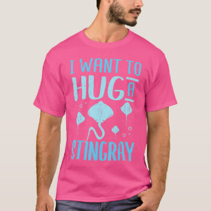 T-shirt Manta Rays Je Veux Embrasser Un Stingray