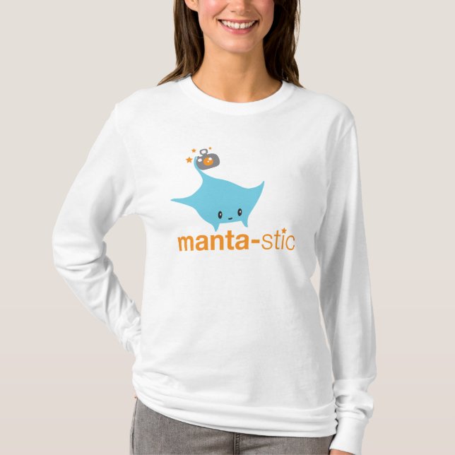 T-shirt Mantas-stic ! (Devant)