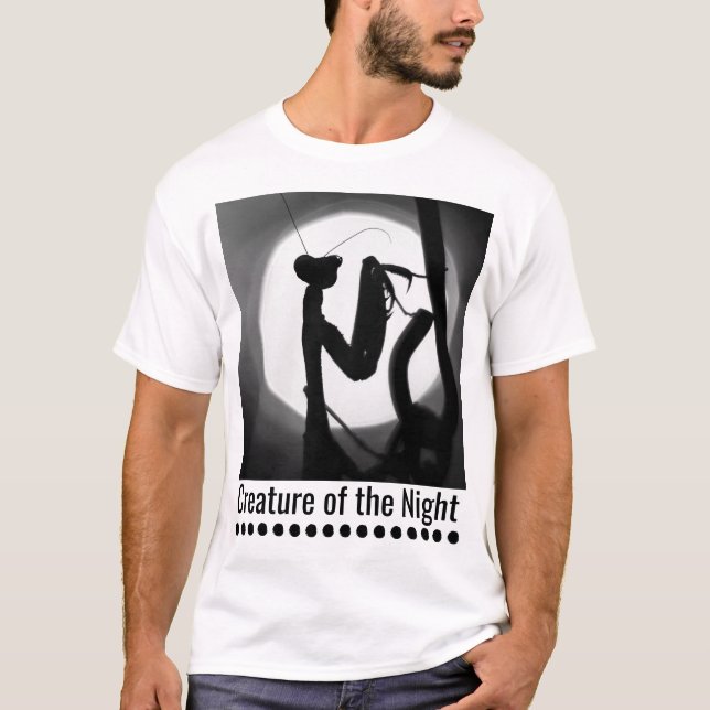 T-Shirt - Mante religieuse, créature de la nuit (Devant)