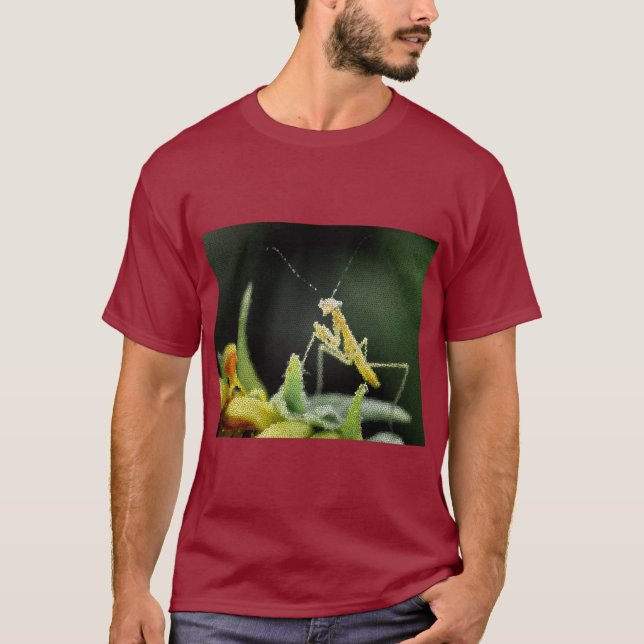 T-Shirt - Mante religieuse vitrail (Devant)