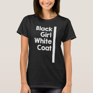 T-shirt Manteau blanc pour fille noire