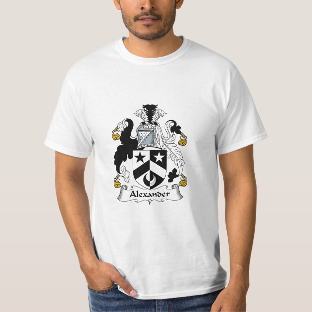 T-shirt Manteau d'Alexandre de crête de famille (Devant)