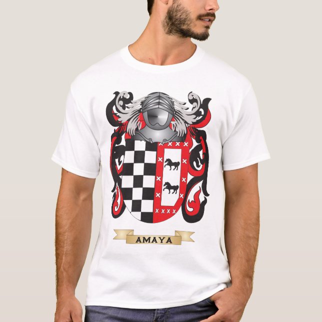 T-shirt Manteau d'Amaya des bras (crête de famille) (Devant)