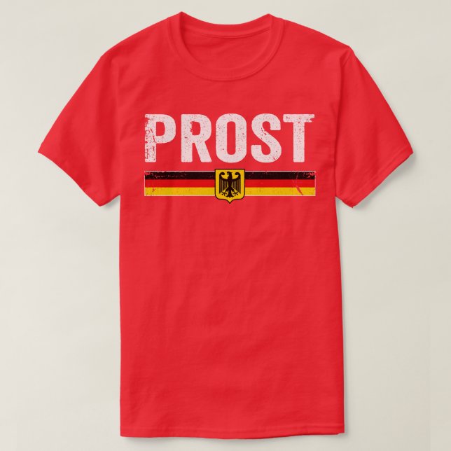 T-shirt Manteau d'arme allemand Prost Oktoberfest (Design devant)