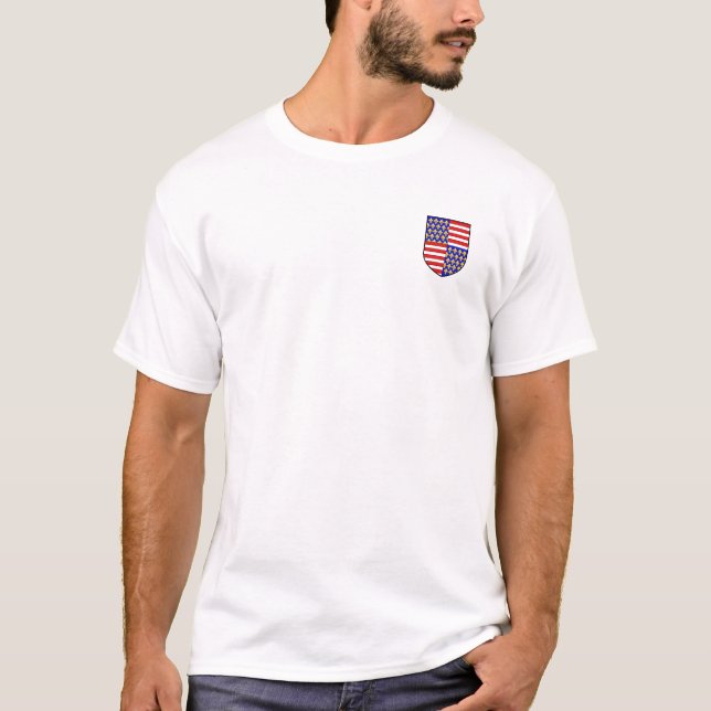 T-shirt Manteau de Charles Martel de chemise de bras (Devant)