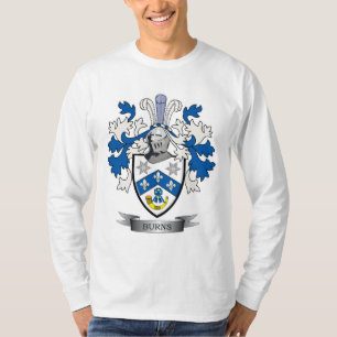 T-shirt Manteau de crête de famille de brûlures des bras