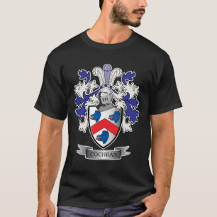 T-shirt Manteau de crête de famille de Cochran des bras