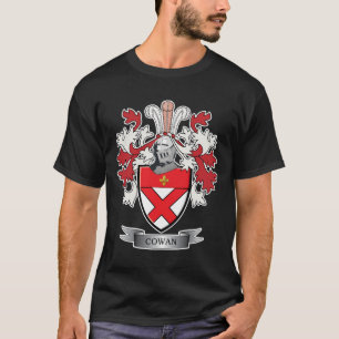 T-shirt Manteau de crête de famille de Cowan des bras