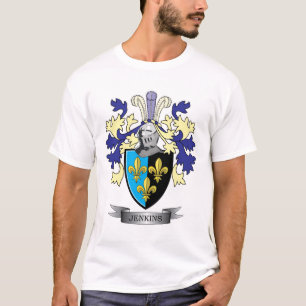 T-shirt Manteau de crête de famille de Jenkins des bras