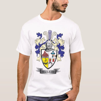 T-shirt Manteau de crête de famille de MacLean des bras