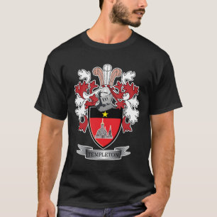 T-shirt Manteau de crête de famille de Templeton des bras
