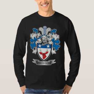 T-shirt Manteau de crête de famille de Thomson des bras